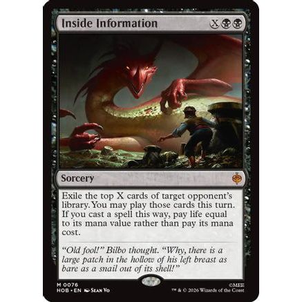 Inside Information (HOB-076) - The Hobbit Foil