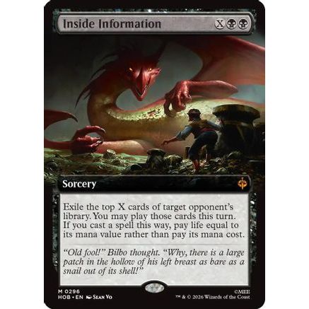 Inside Information (Extended Art) (HOB-296) - The Hobbit