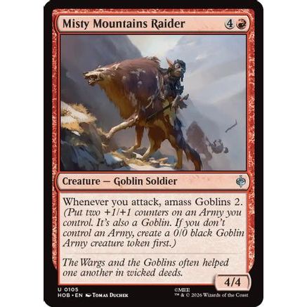 Misty Mountains Raider (HOB-105) - The Hobbit Foil