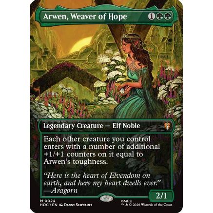 Arwen, Weaver of Hope (Borderless) (HOC-024) - The Hobbit: Eternal-Legal
