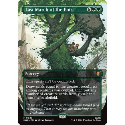 Last March of the Ents (Borderless) (HOC-027) - The Hobbit: Eternal-Legal