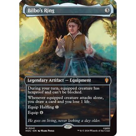 Bilbo's Ring (Borderless) (HOC-041) - The Hobbit: Eternal-Legal Foil