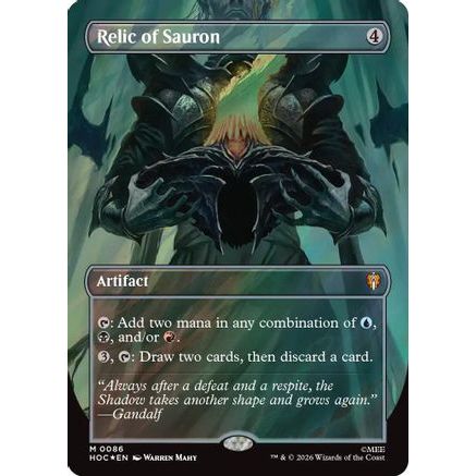 Relic of Sauron (Borderless) (Surge Foil) (HOC-086) - The Hobbit: Eternal-Legal Foil