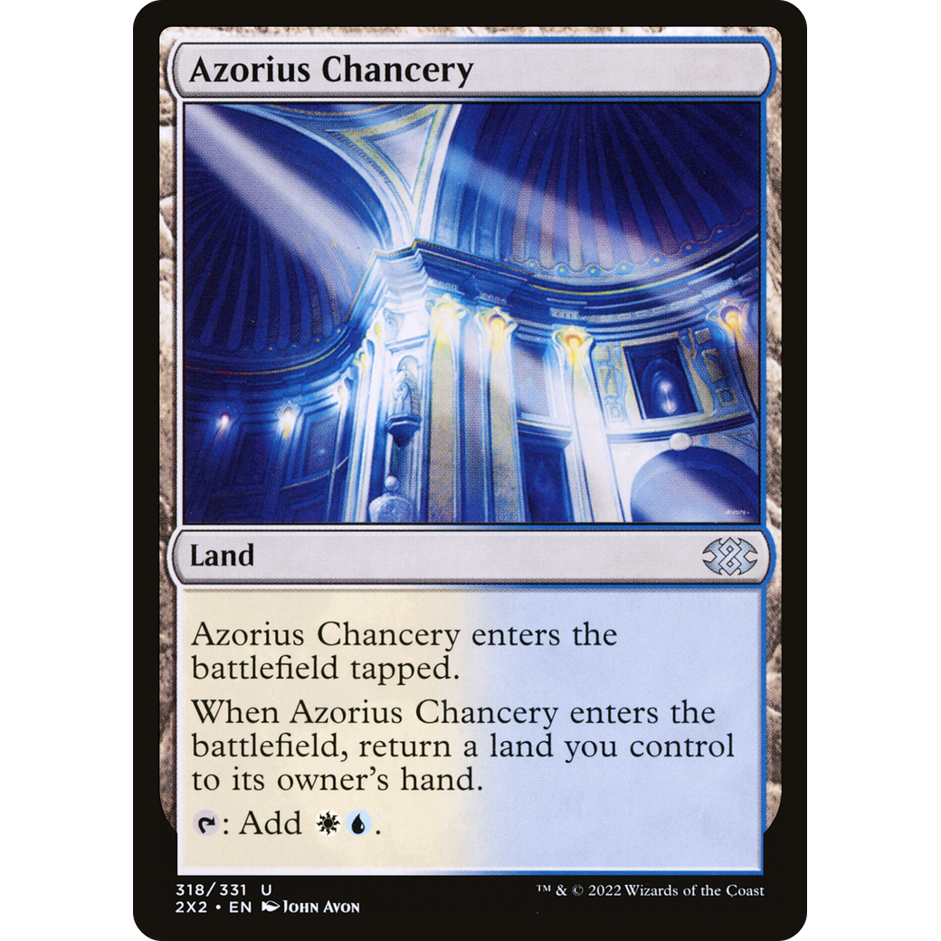 Azorius Chancery (2X2-318) - Double Masters 2022 Foil