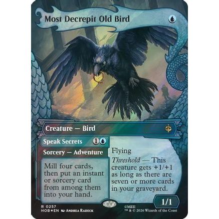 Most Decrepit Old Bird (Showcase) (Surge Foil) (HOB-257) - The Hobbit Foil