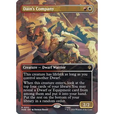 Dain's Company (Borderless) (HOB-212) - The Hobbit Foil
