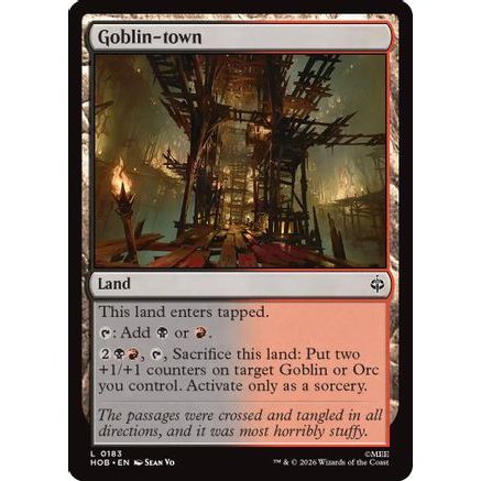 Goblin-town (HOB-183) - The Hobbit Foil