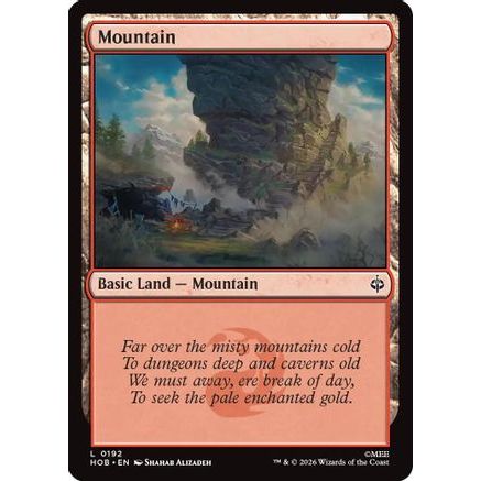 Mountain (0192) (HOB-192) - The Hobbit Foil