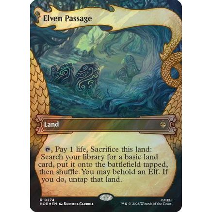 Elven Passage (Showcase) (Surge Foil) (HOB-274) - The Hobbit Foil