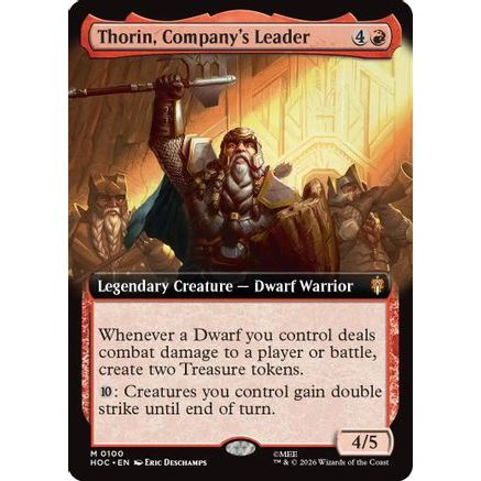 Thorin, Company's Leader (Extended Art) (HOC-100) - The Hobbit: Eternal-Legal