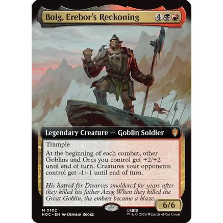 Bolg, Erebor's Reckoning (Extended Art) (HOC-102) - The Hobbit: Eternal-Legal