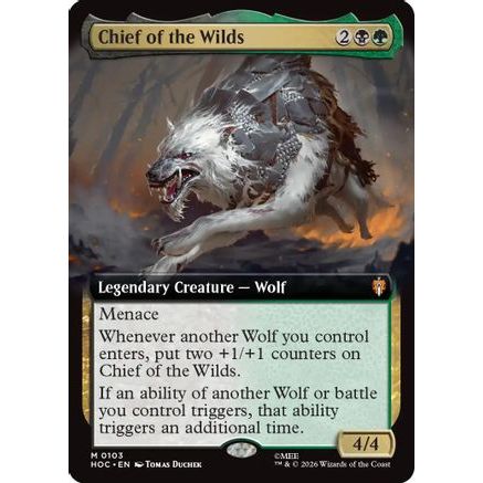 Chief of the Wilds (Extended Art) (HOC-103) - The Hobbit: Eternal-Legal Foil