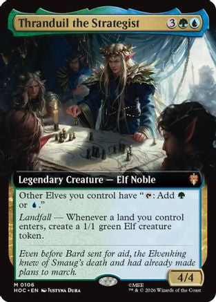 Thranduil the Strategist (Extended Art) (HOC-106) - The Hobbit: Eternal-Legal Foil
