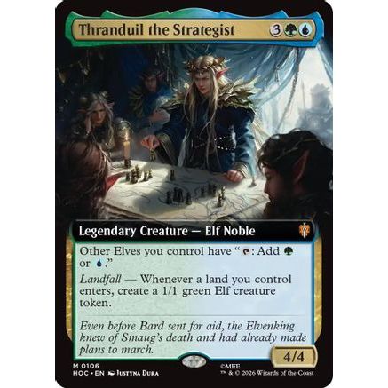 Thranduil the Strategist (Extended Art) (HOC-106) - The Hobbit: Eternal-Legal Foil