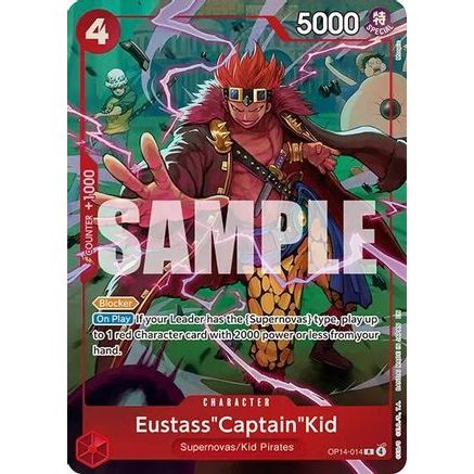 Eustass"Captain"Kid (One Piece Card Game Illustration Box Vol. 8) (OP14-014) - One Piece Promotion Cards Foil
