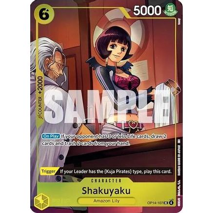 Shakuyaku (One Piece Card Game Illustration Box Vol. 7) (OP14-107) - One Piece Promotion Cards Foil