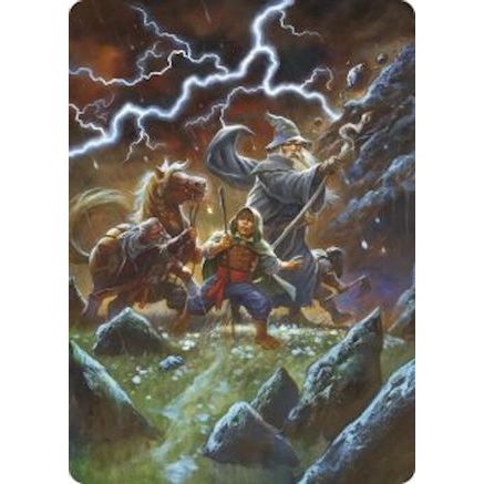 Call Forth the Tempest Art Card (ASHOB-033) - Art Series: The Hobbit
