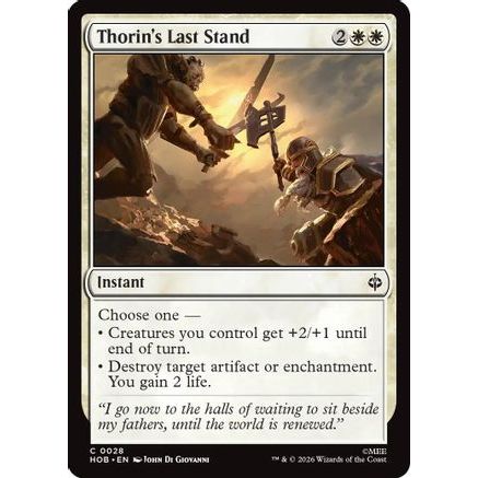Thorin's Last Stand (HOB-028) - The Hobbit