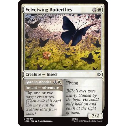 Velvetwing Butterflies (HOB-030) - The Hobbit Foil