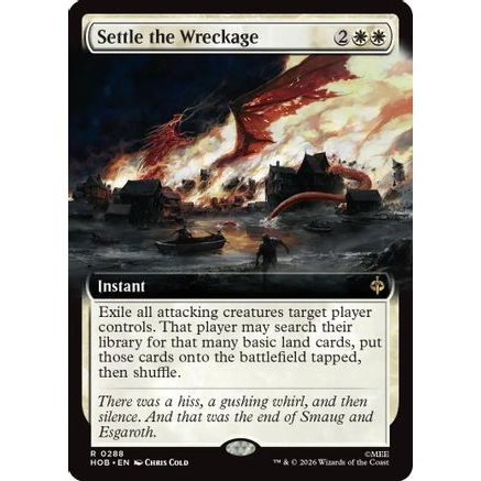 Settle the Wreckage (Extended Art) (HOB-288) - The Hobbit Foil