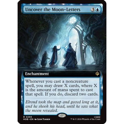 Uncover the Moon-Letters (Extended Art) (HOB-293) - The Hobbit
