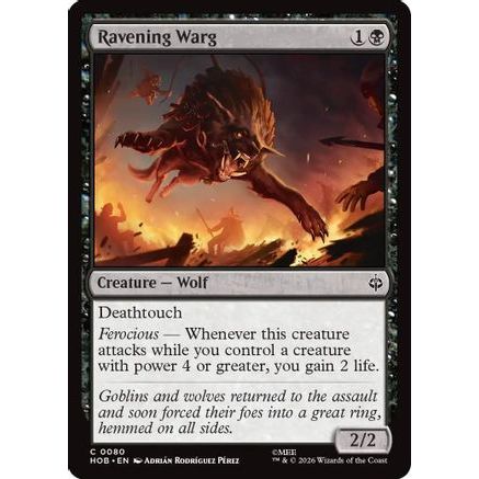 Ravening Warg (HOB-080) - The Hobbit