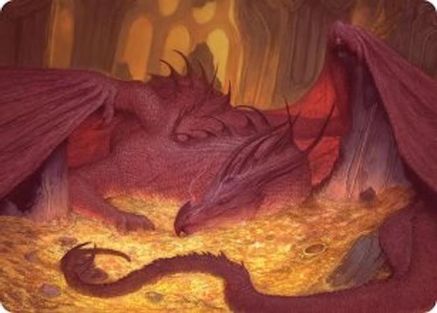 Smaug the Magnificent Art Card (ASHOB-043) - Art Series: The Hobbit