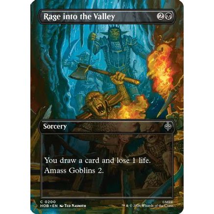 Rage into the Valley (Borderless) (HOB-200) - The Hobbit Foil