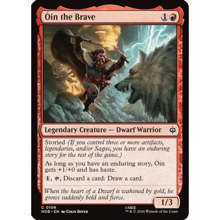 Oin the Brave (HOB-106) - The Hobbit Foil