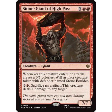 Stone-Giant of High Pass (HOB-113) - The Hobbit