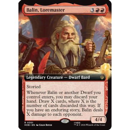 Balin, Loremaster (Extended Art) (HOB-301) - The Hobbit Foil