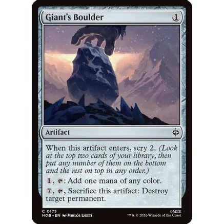 Giant's Boulder (HOB-173) - The Hobbit