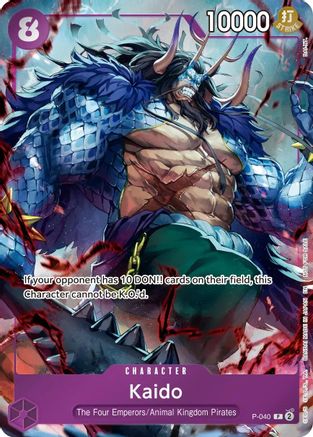 Kaido (Event Pack Vol. 9) (P-040) - One Piece Promotion Cards Foil