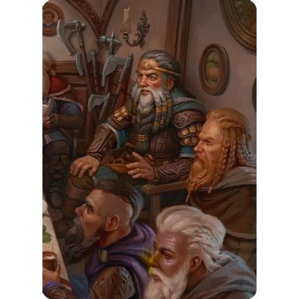 Thorin, King of Durin's Folk Art Card (3/12) (ASHOB-003) - Art Series: The Hobbit