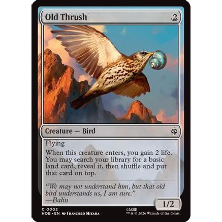 Old Thrush (HOB-002) - The Hobbit