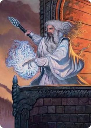Saruman of Many Colors Art Card (ASHOB-035) - Art Series: The Hobbit