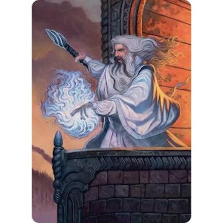 Saruman of Many Colors Art Card (ASHOB-035) - Art Series: The Hobbit