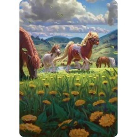 Troop of Ponies Art Card (ASHOB-001) - Art Series: The Hobbit