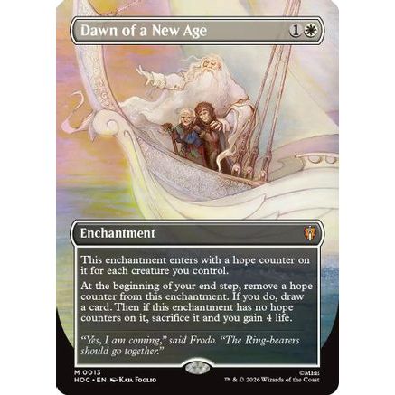 Dawn of a New Age (Borderless) (HOC-013) - The Hobbit: Eternal-Legal Foil
