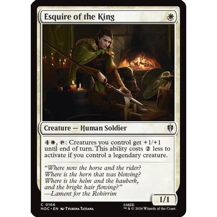Esquire of the King (HOC-166) - The Hobbit: Eternal-Legal
