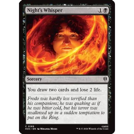 Night's Whisper (HOC-189) - The Hobbit: Eternal-Legal