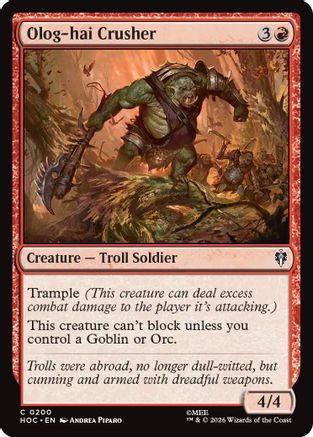Olog-hai Crusher (HOC-200) - The Hobbit: Eternal-Legal
