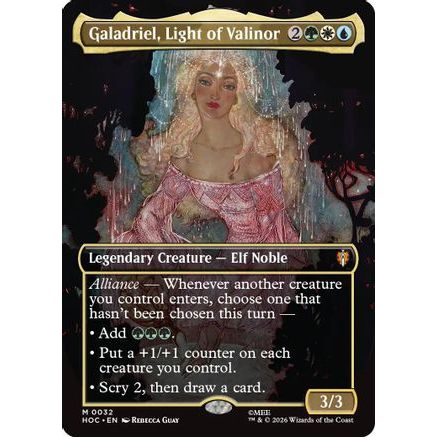 Galadriel, Light of Valinor (Borderless) (HOC-032) - The Hobbit: Eternal-Legal
