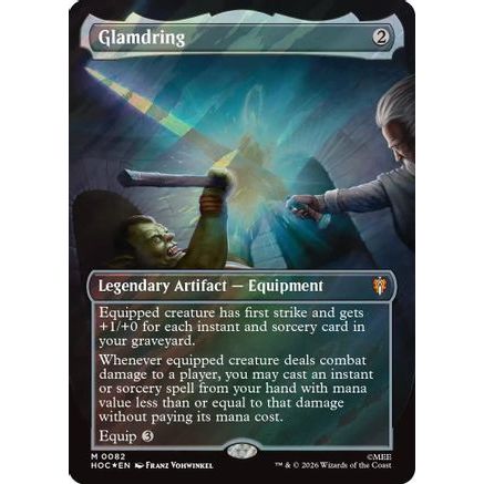 Glamdring (Borderless) (Surge Foil) (HOC-082) - The Hobbit: Eternal-Legal Foil