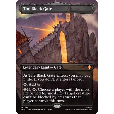 The Black Gate (Borderless) (HOC-047) - The Hobbit: Eternal-Legal