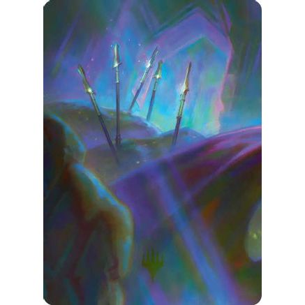 Long-Lost Lances Art Card (7/12) (ASHOB-007) - Art Series: The Hobbit