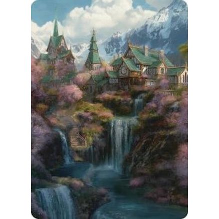 Rivendell Art Card (ASHOB-040) - Art Series: The Hobbit