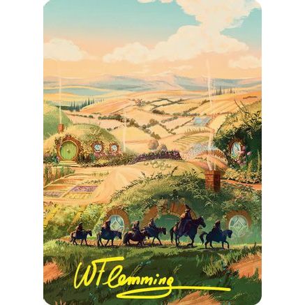 Plains Art Card (Gold-Stamped Signature) (ASHOB-041) - Art Series: The Hobbit