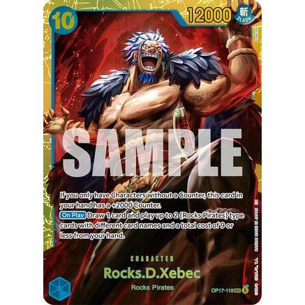 Rocks.D.Xebec (118) (OP17-118) - The World's Strongest Warriors Foil