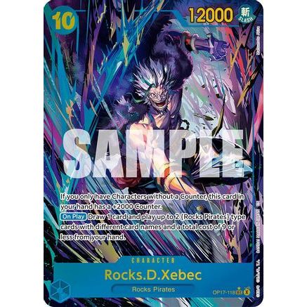 Rocks.D.Xebec (118) (Alternate Art) (OP17-118) - The World's Strongest Warriors Foil
